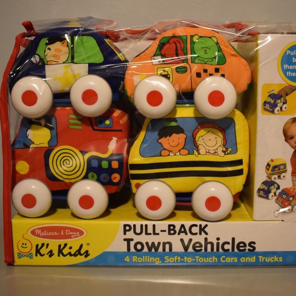 Melissa and Doug Pull-Back Vehicles NWT